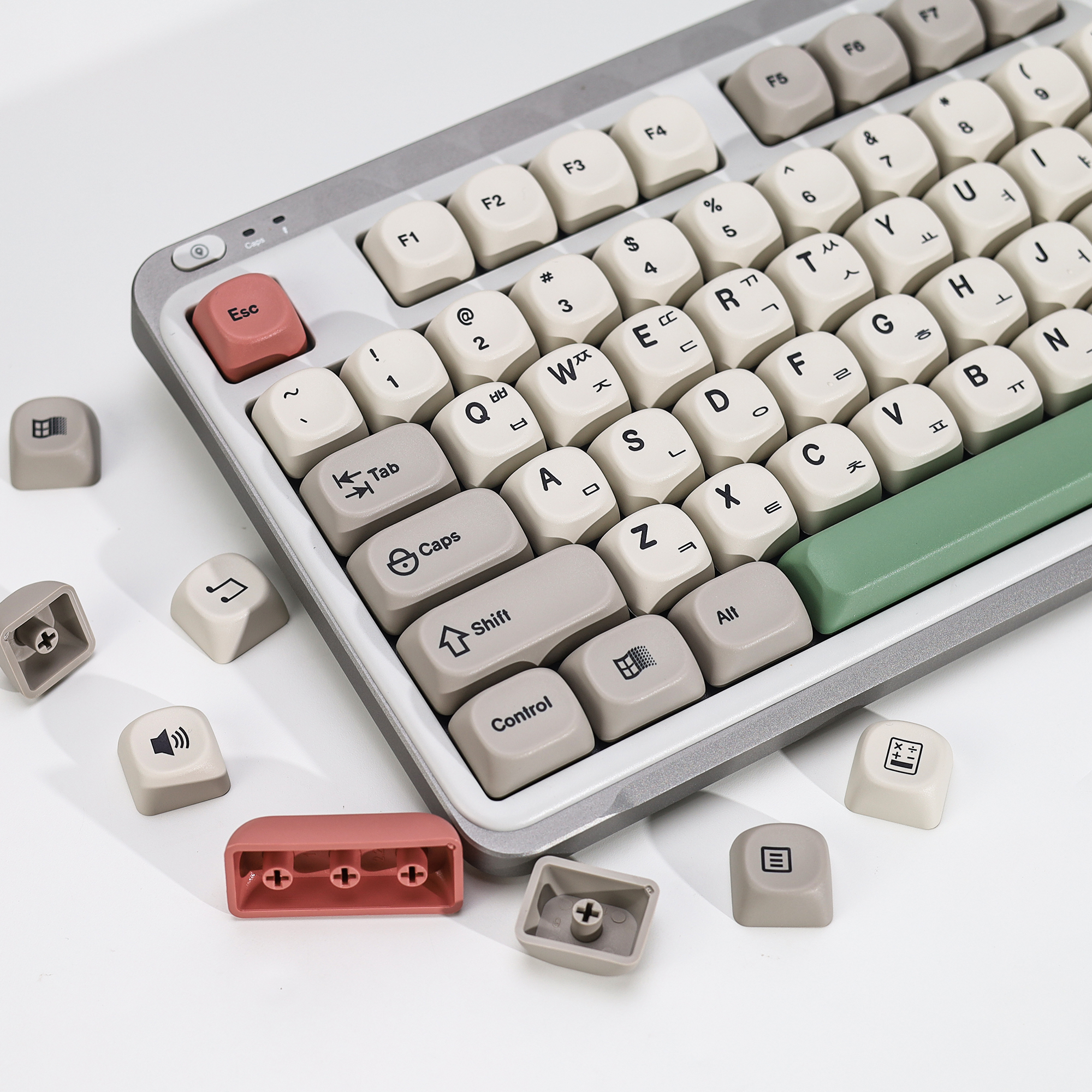 Retro Gaming Theme - KBDiy Korean Keycaps GMK 9009 Theme