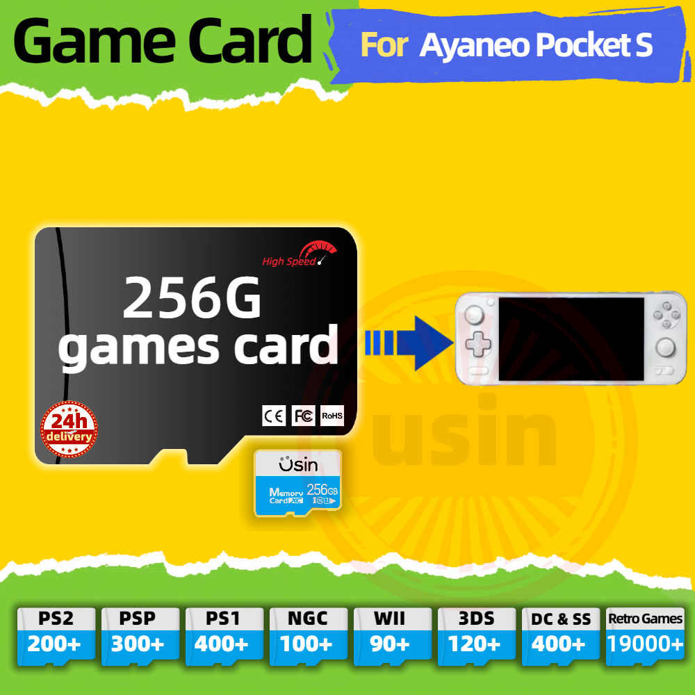 Retro Gaming Table - Game Card For Ayaneo Pocket S
