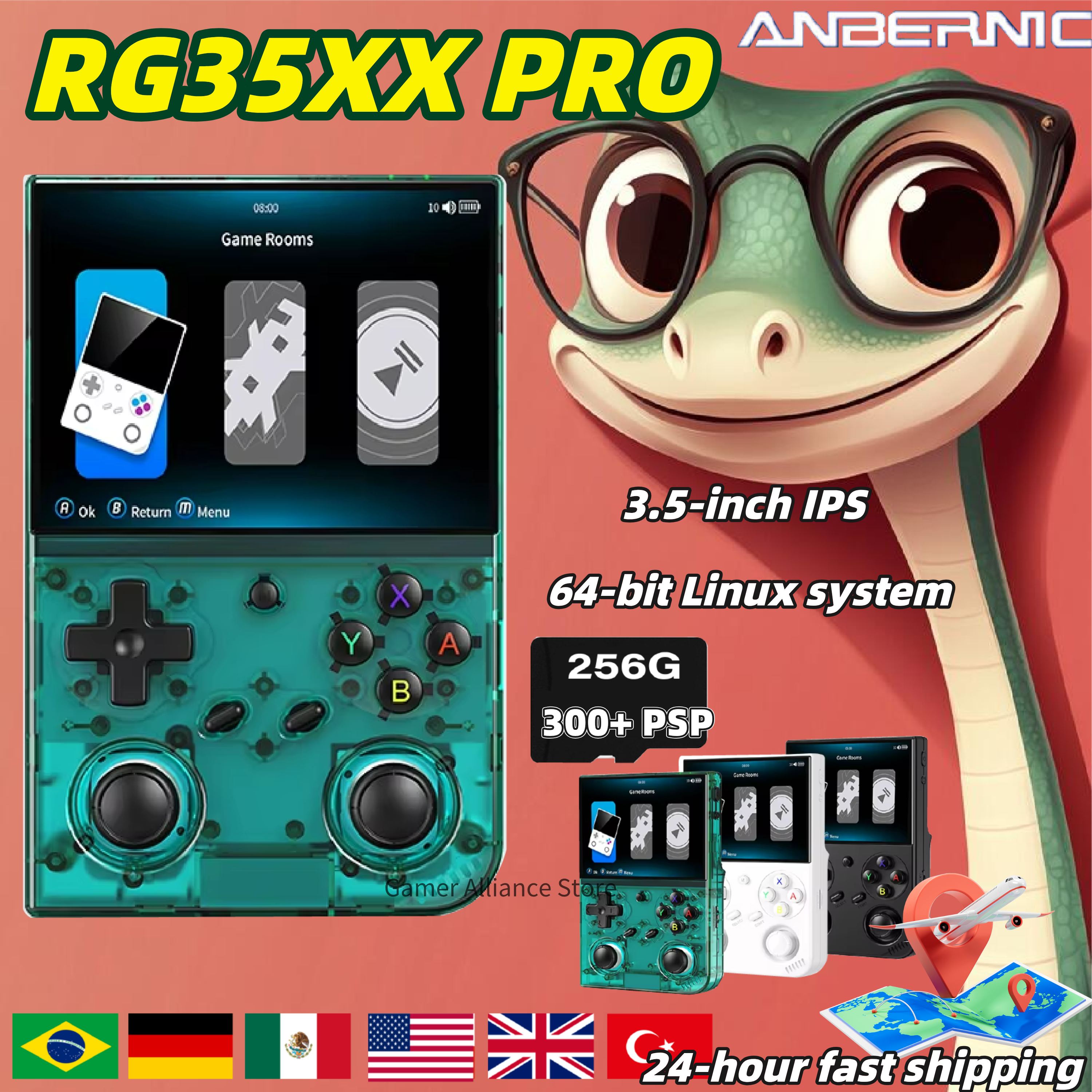 Anbernic RG 35XXPro RG35XX Pro - Retro Gaming Upscaler ulasan dan harga