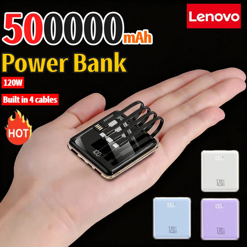 Lenovo 50000mAh Mini Ultra-thi - Retro Gaming Power Bank ulasan dan harga