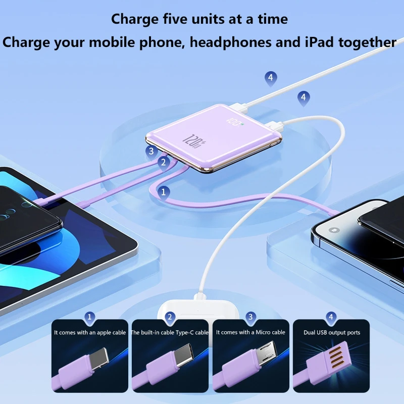 Lenovo 50000mAh Mini Ultra-thi - Retro Gaming Power Bank ulasan dan harga