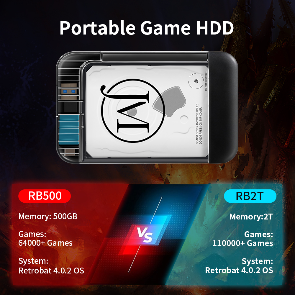 Retrobat 2T Portable  External - Retro Gaming Usb ulasan dan harga