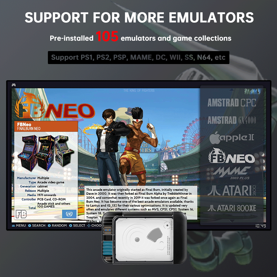 Retrobat 2T Portable  External - Retro Gaming Usb ulasan dan harga