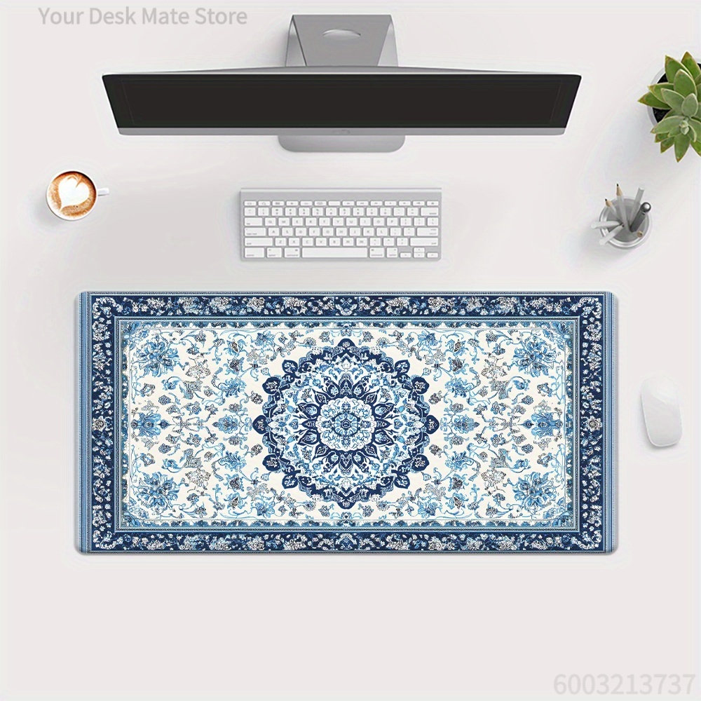 Retro blue Persian  mouse pad  - Retro Gaming Keyboard And Mouse ulasan dan harga