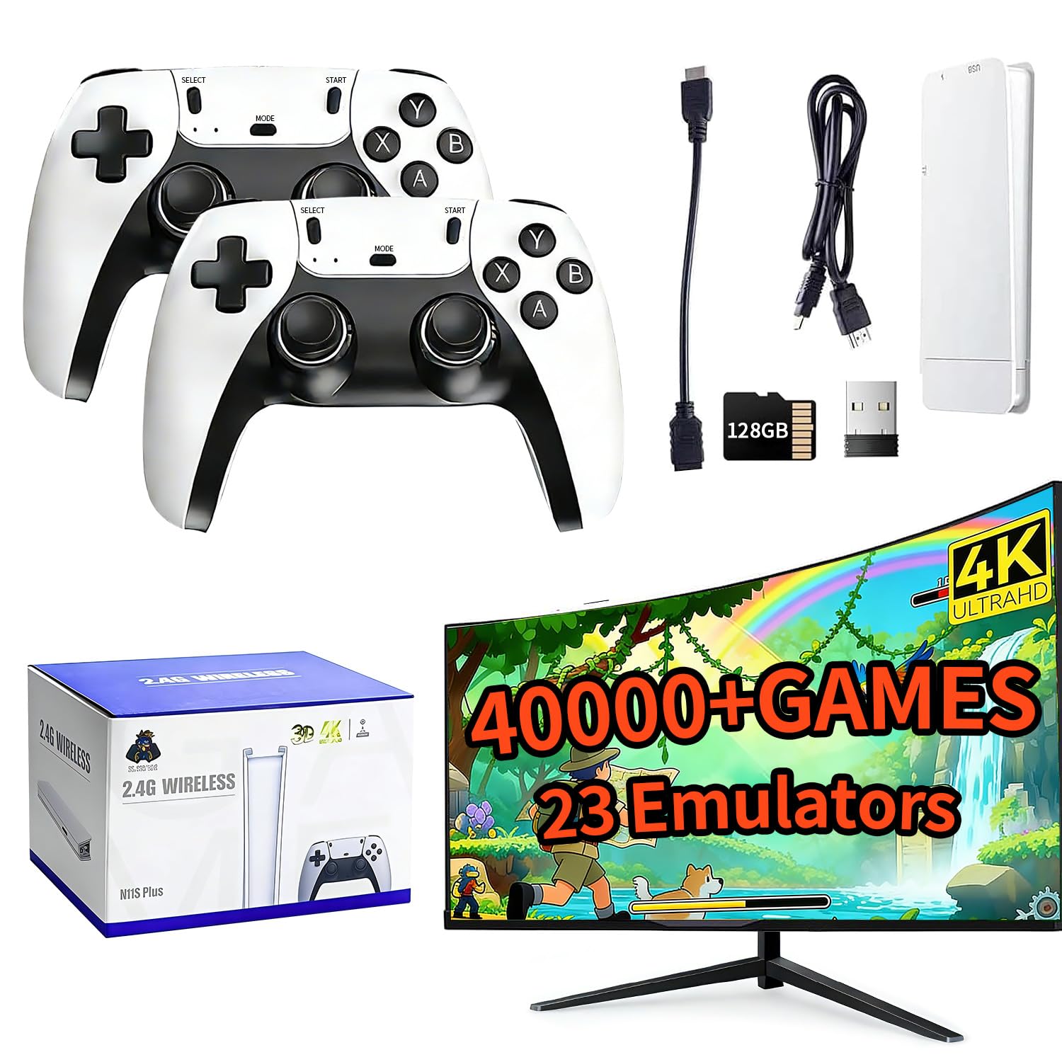 2026 Retro Gaming Console, 4K  - Retro Gaming Table ulasan dan harga