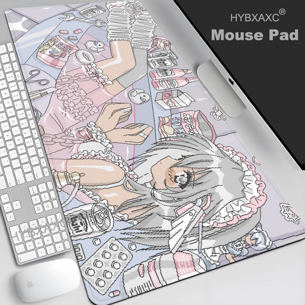 Pixel Art Anime Girl Mouse Pad - Retro Gaming Desk Setup ulasan dan harga