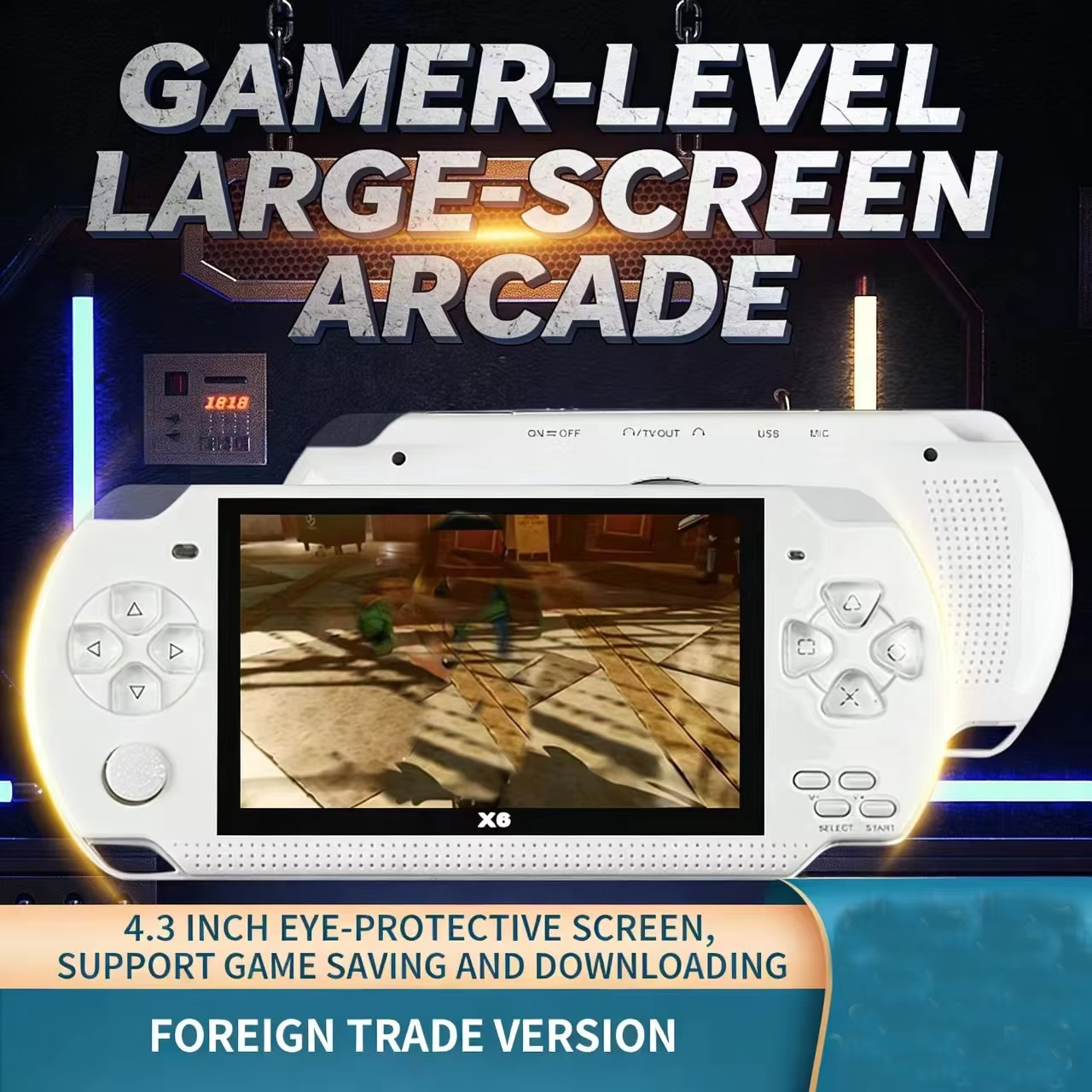 X6 Retro Handheld Game Console - Retro Gaming X6 ulasan dan harga