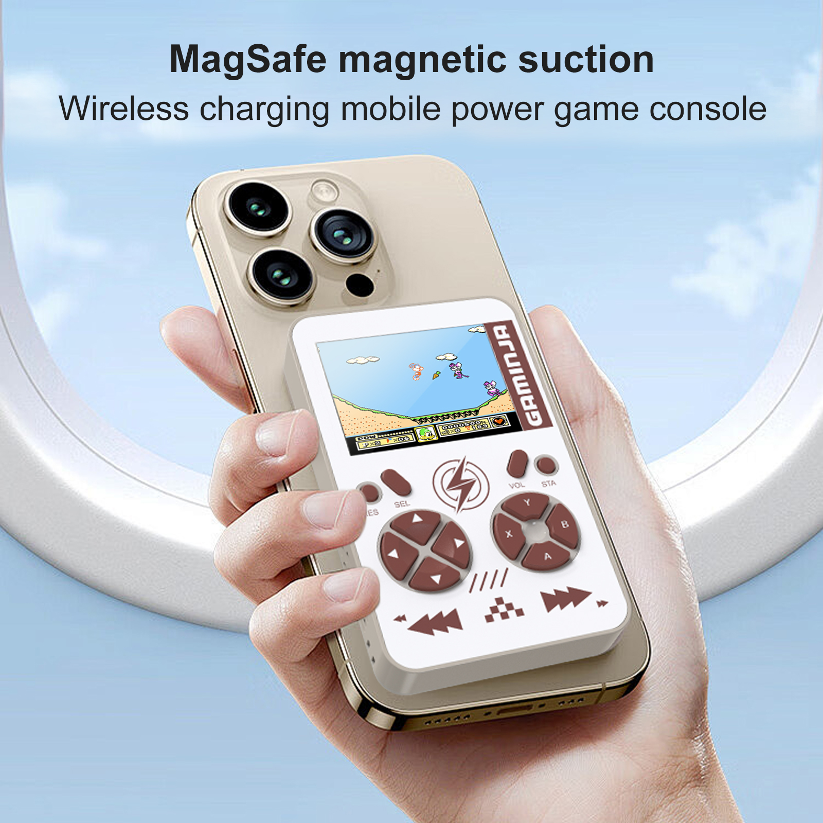 GAMINJA PB05 Retro Gaming Cons - Retro Gaming Power Bank ulasan dan harga