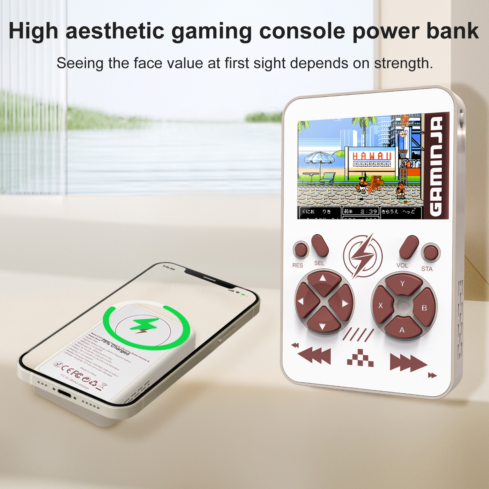 GAMINJA PB05 Retro Gaming Cons - Retro Gaming Power Bank ulasan dan harga