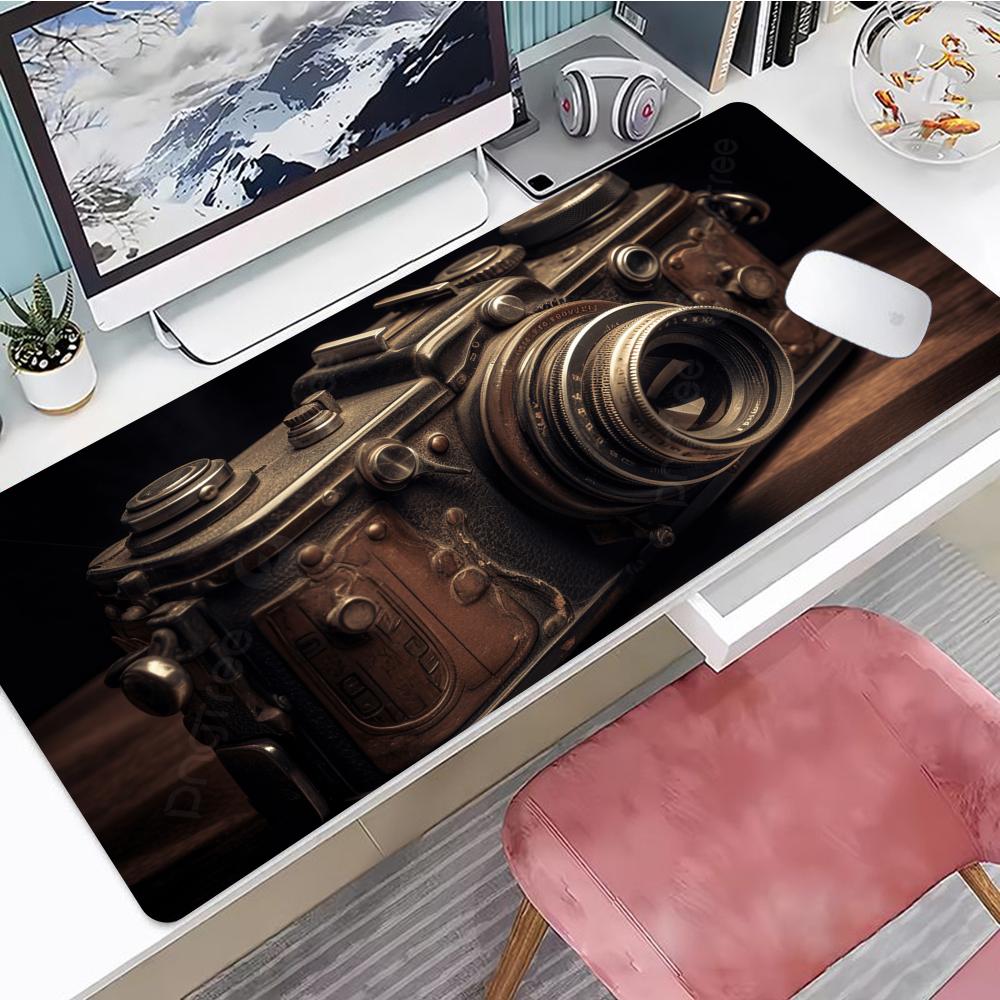 Retro camera design Mouse Pad  - Retro Gaming Keyboard And Mouse ulasan dan harga