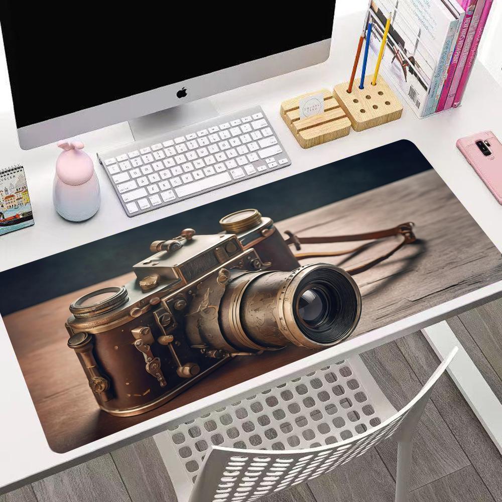 Retro camera design Mouse Pad  - Retro Gaming Keyboard And Mouse ulasan dan harga