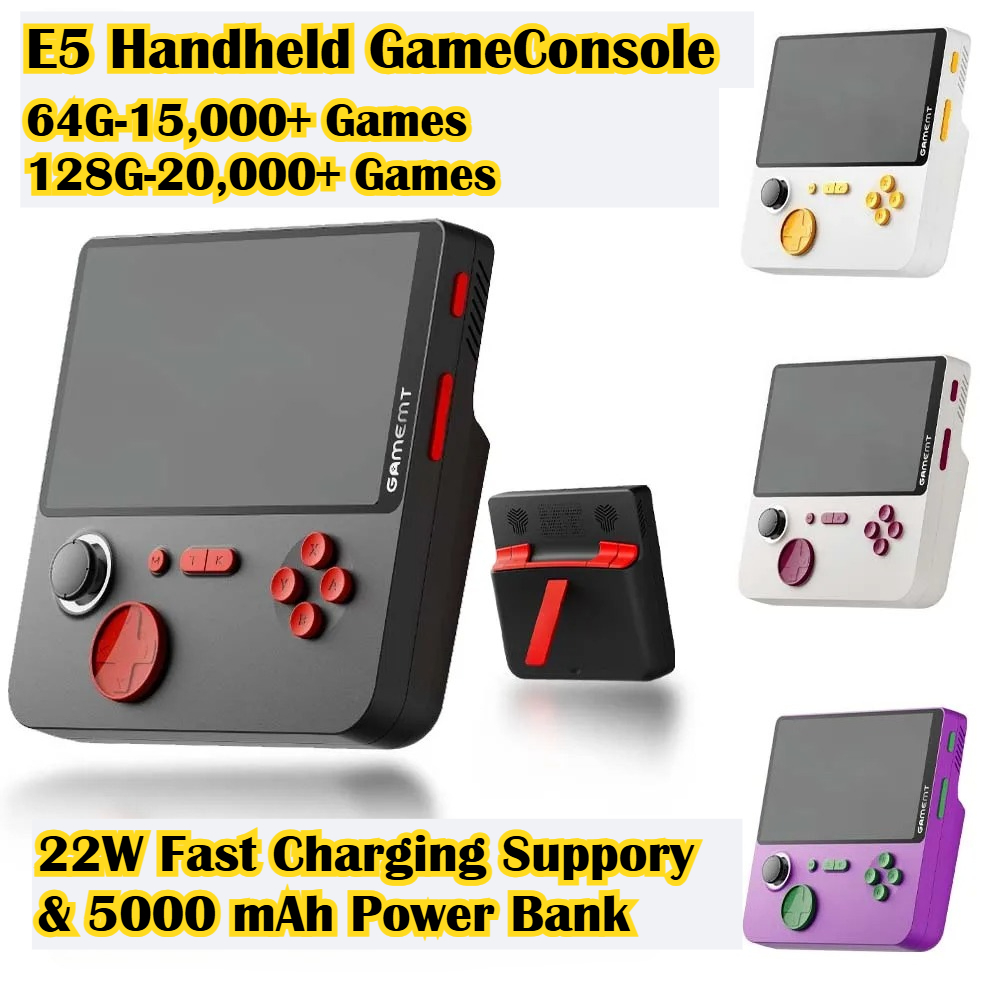 E5 Handheld Video Game Console - Retro Gaming Power Bank ulasan dan harga