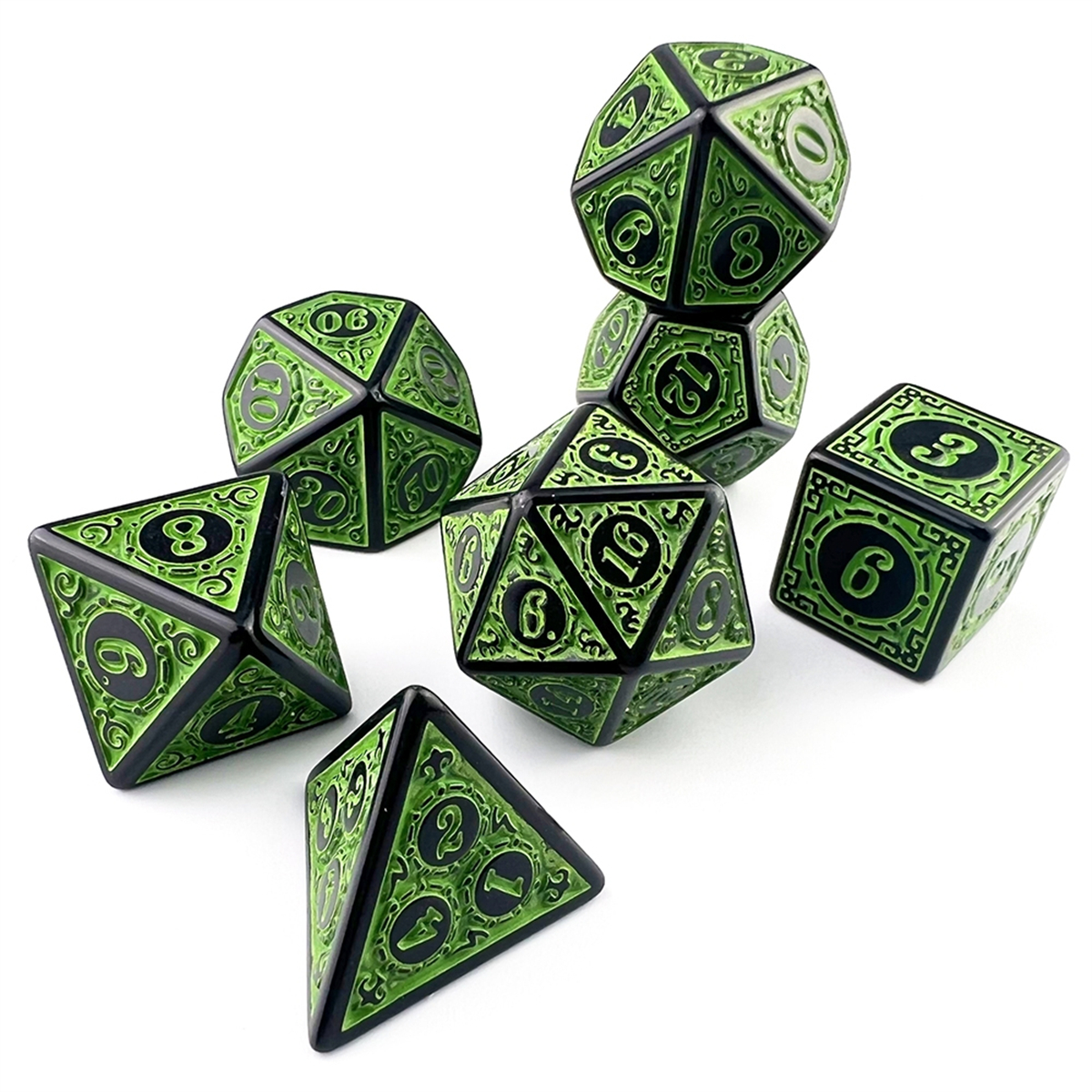 High Quality Plastic DND Dice  - Retro Gaming Fonts ulasan dan harga