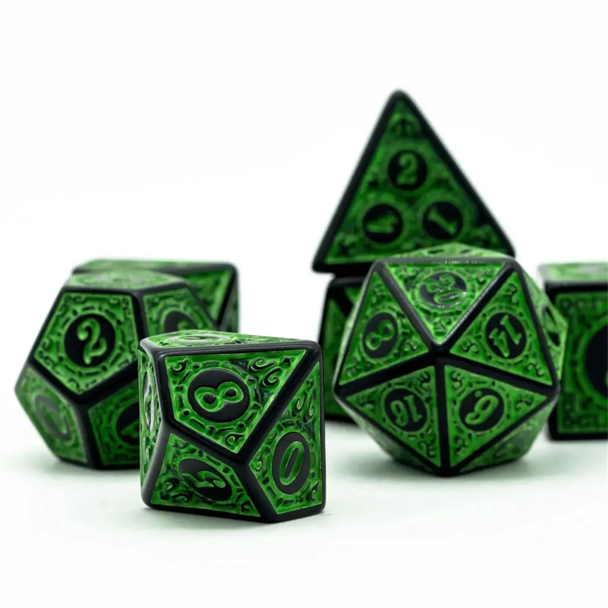 High Quality Plastic DND Dice  - Retro Gaming Fonts ulasan dan harga