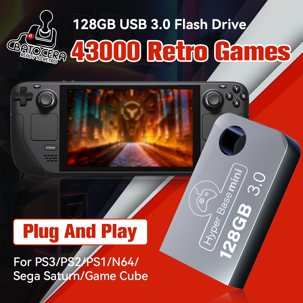 Batocera 128G Gaming Stick Wit - Retro Gaming Usb ulasan dan harga