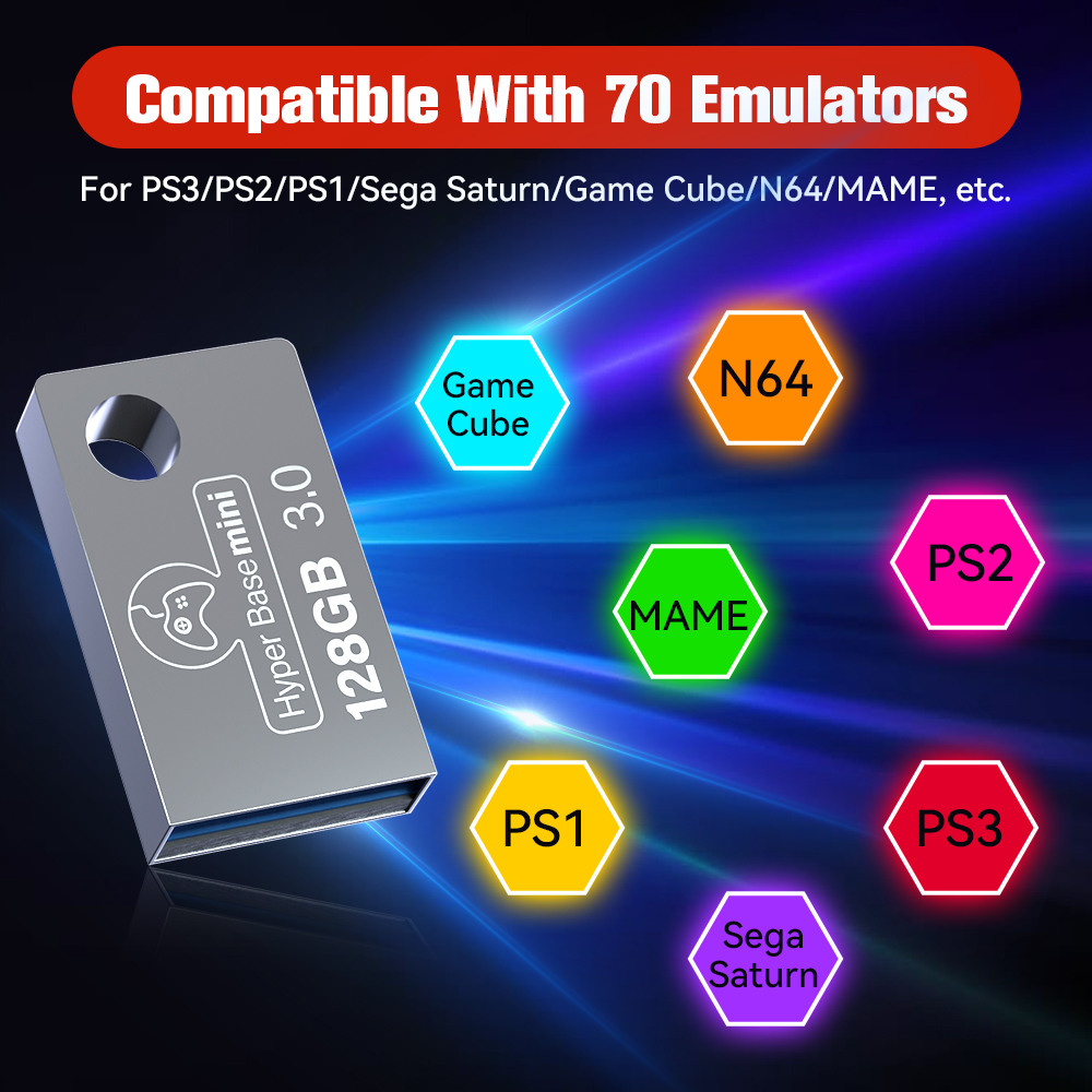 Batocera 128G Gaming Stick Wit - Retro Gaming Usb ulasan dan harga