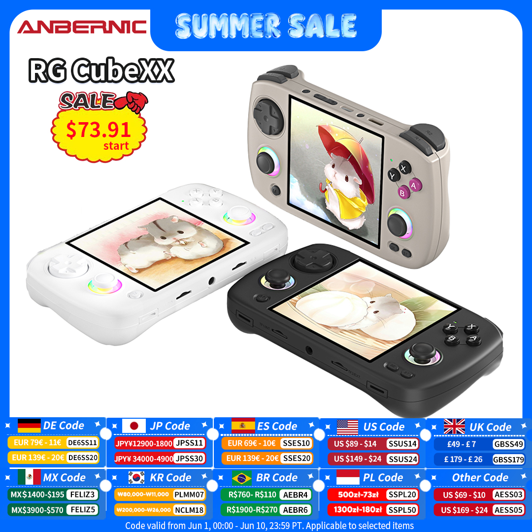 Anbernic RG CubeXX Retro Handh - Retro Gaming Upscaler ulasan dan harga