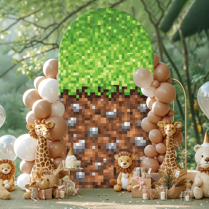 Retro Pixel World Arch Backdro - World Of Retro Gaming ulasan dan harga