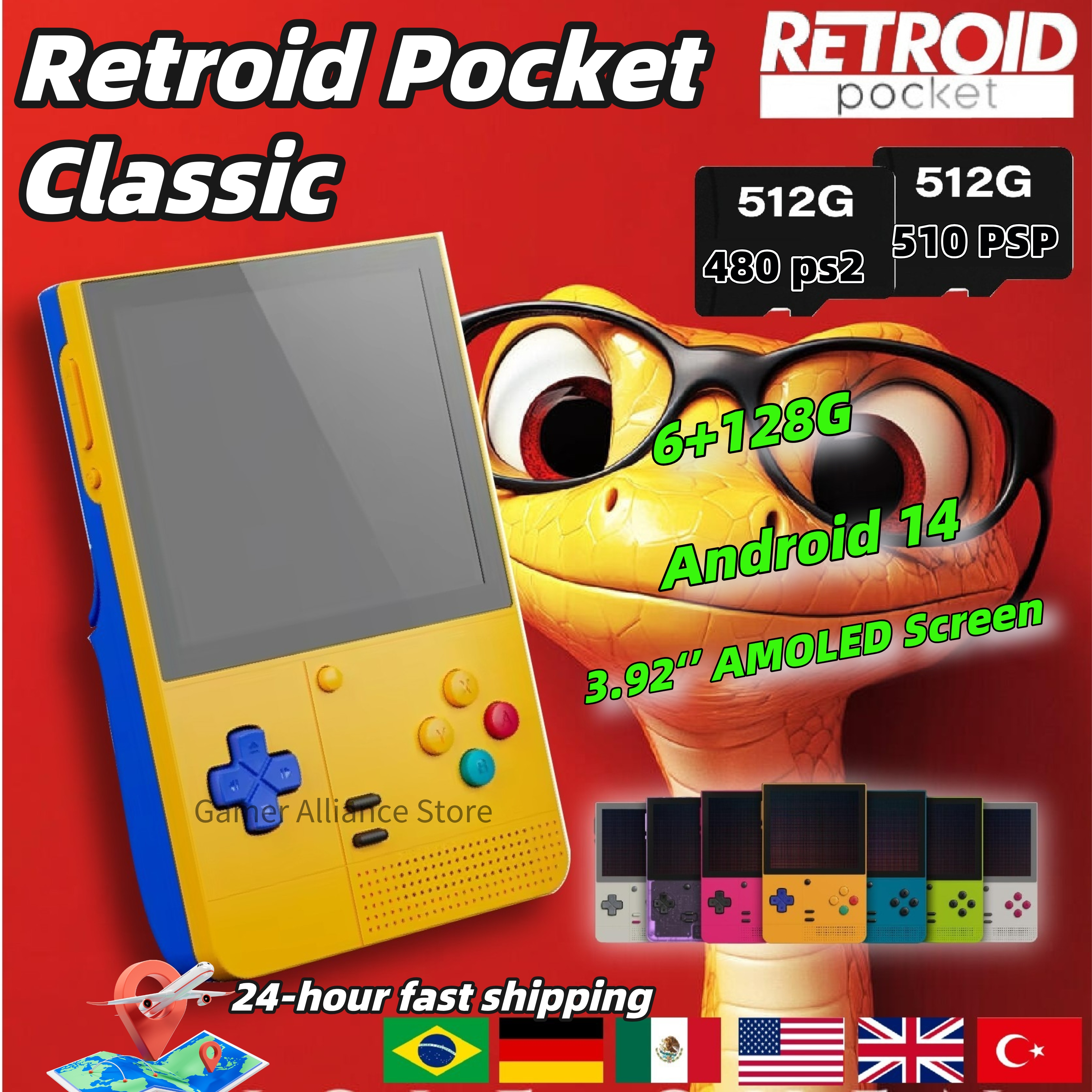 Retroid Pocket Classic RP Clas - Retro Gaming Upscaler ulasan dan harga