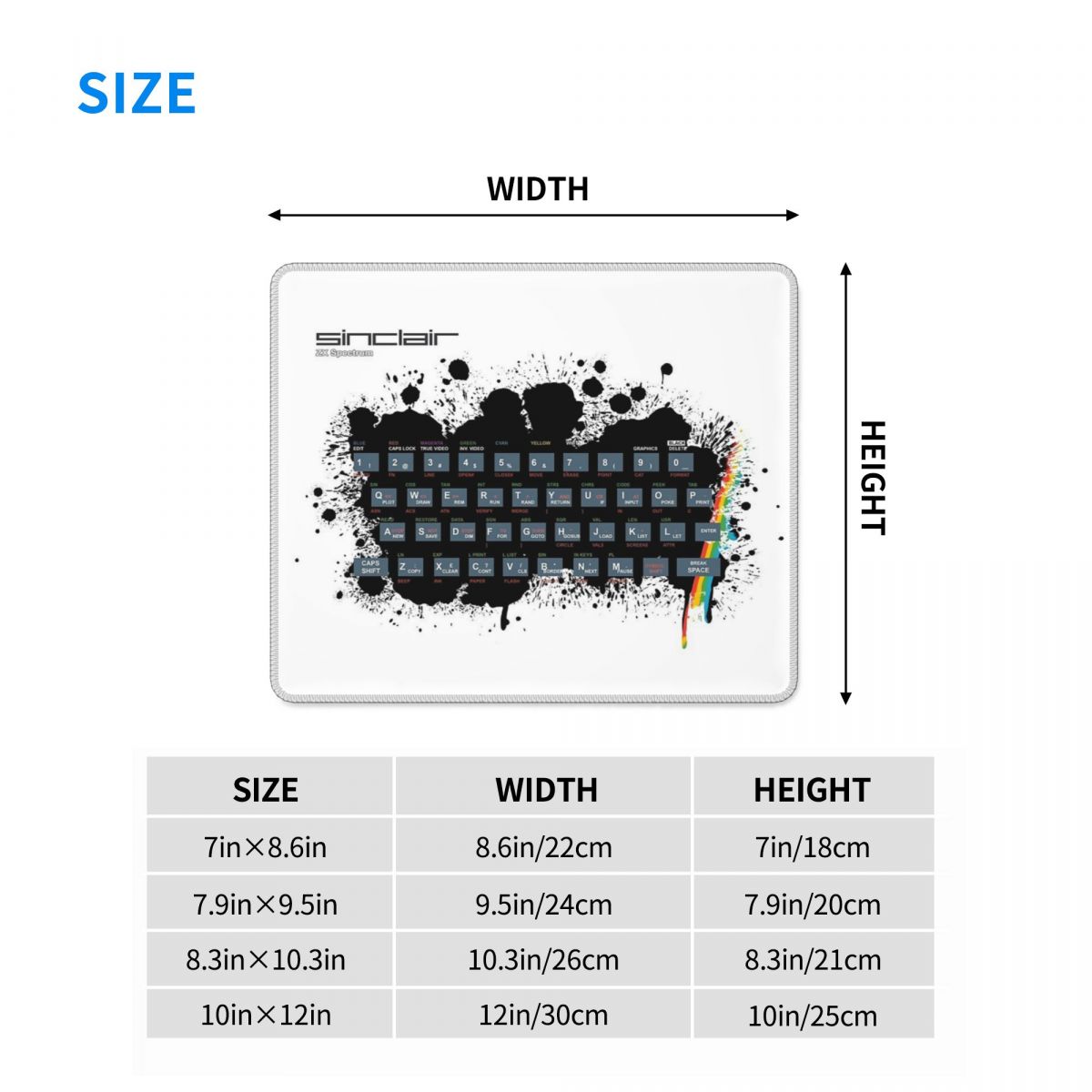 Retro Gaming Art - ZX Spectrum - Retro Gaming Keyboard And Mouse ulasan dan harga