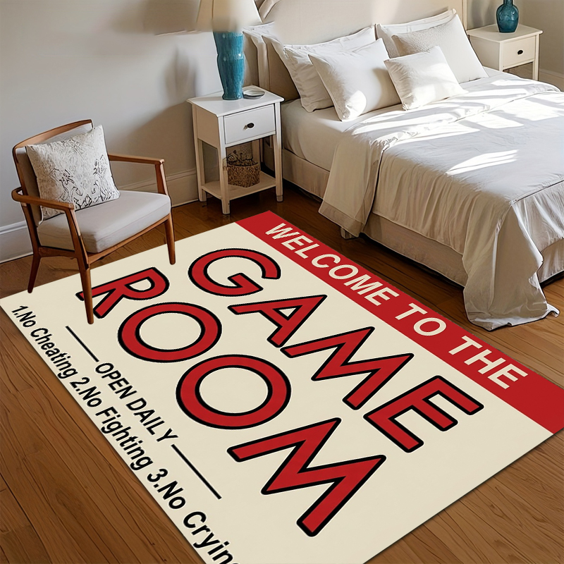 Gaming Room Welcome Door Mat R - Retro Gaming Fonts ulasan dan harga