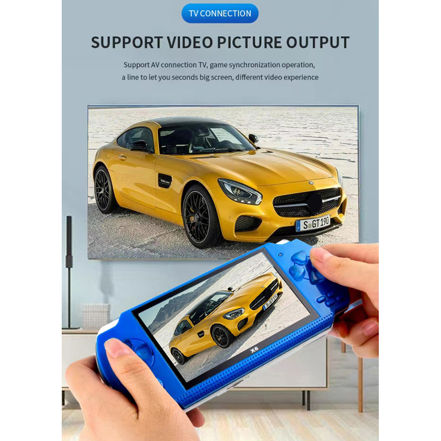 Handheld Portable Retro Video  - Retro Gaming X6 ulasan dan harga