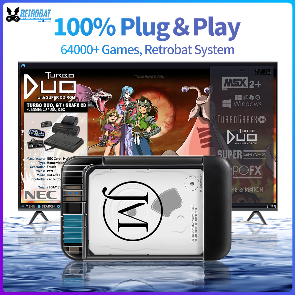 RETROBAT Portable 500G Gaming  - Retro Gaming Theme ulasan dan harga