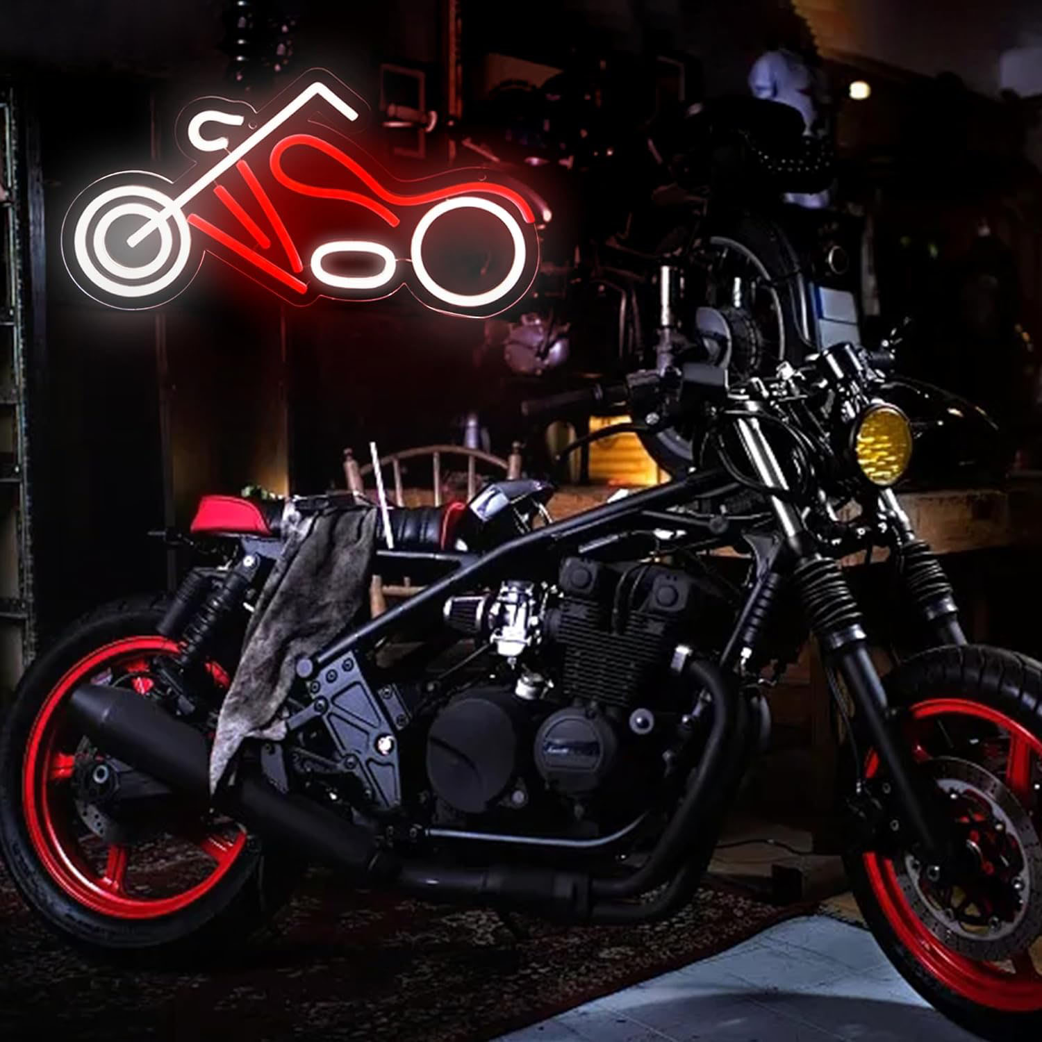 Retro Chopper Motorcycle Neon  - Retro Gaming Usb ulasan dan harga