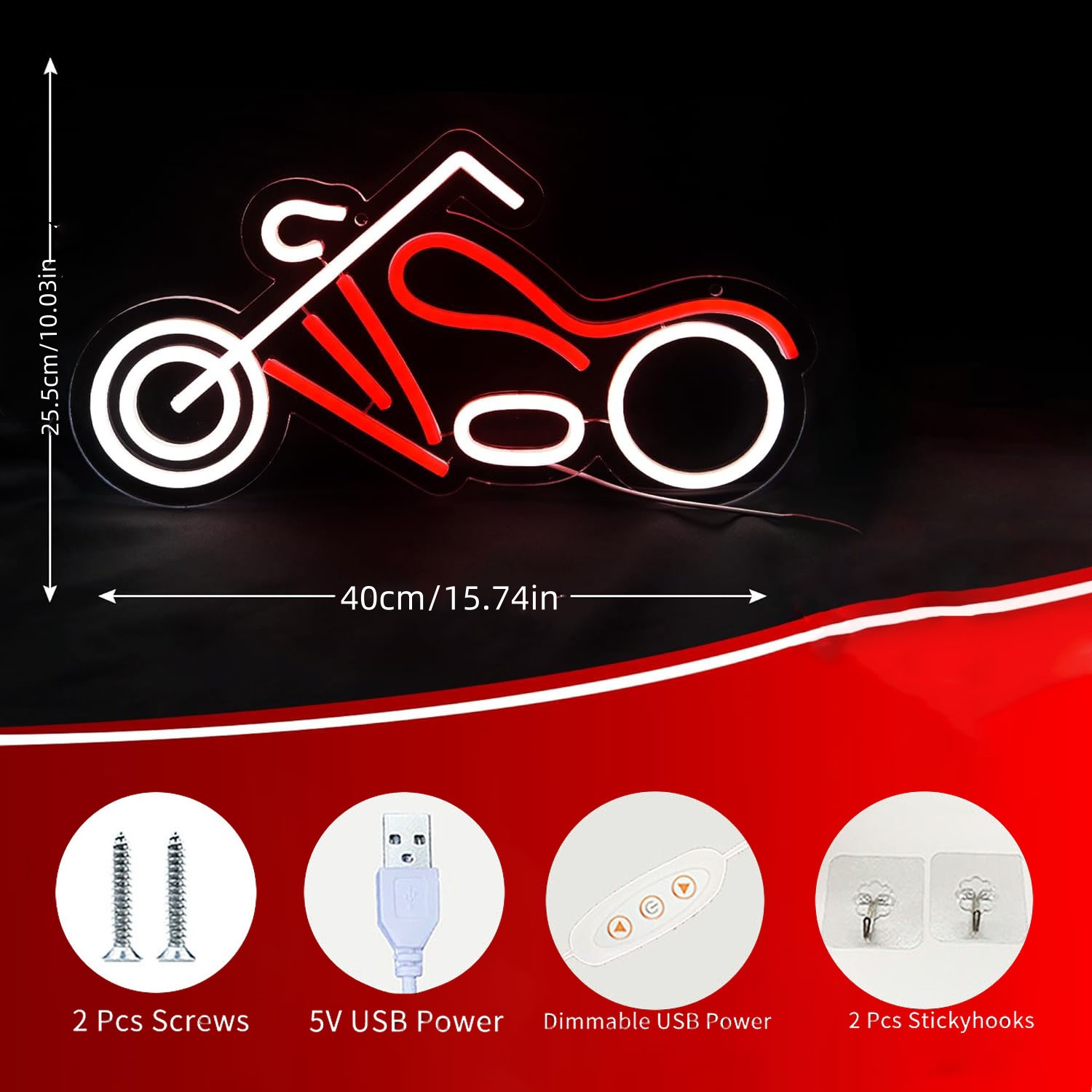 Retro Chopper Motorcycle Neon  - Retro Gaming Usb ulasan dan harga