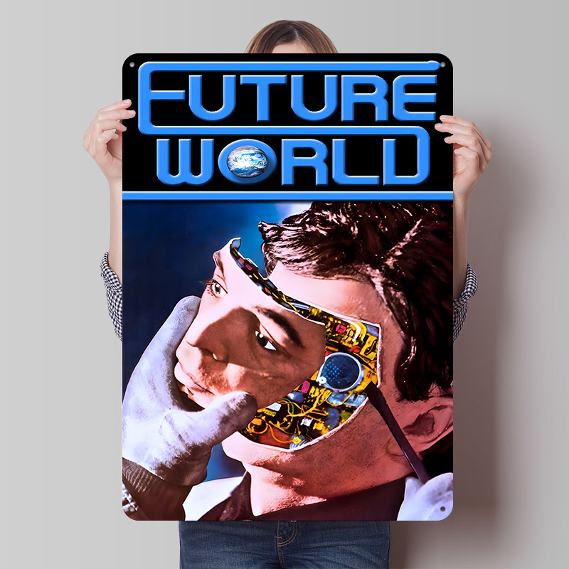 Future World Movies Tin Plaque - World Of Retro Gaming ulasan dan harga