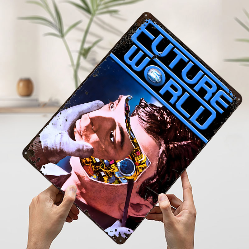 Future World Movies Tin Plaque - World Of Retro Gaming ulasan dan harga