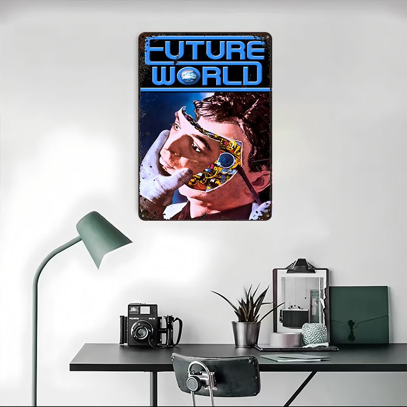 Future World Movies Tin Plaque - World Of Retro Gaming ulasan dan harga