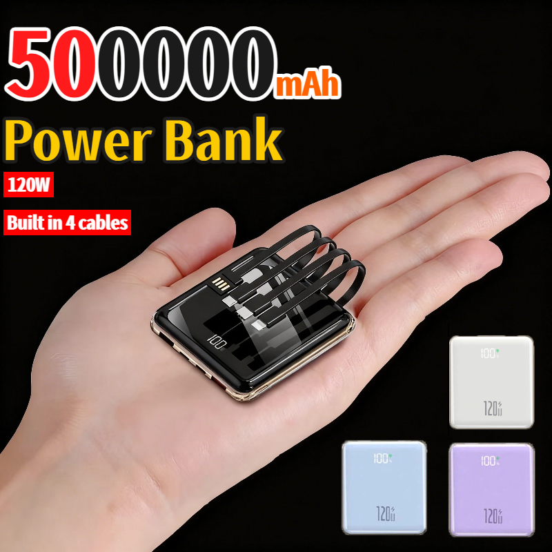 New 500000mAh Mini Power Bank  - Retro Gaming Power Bank ulasan dan harga