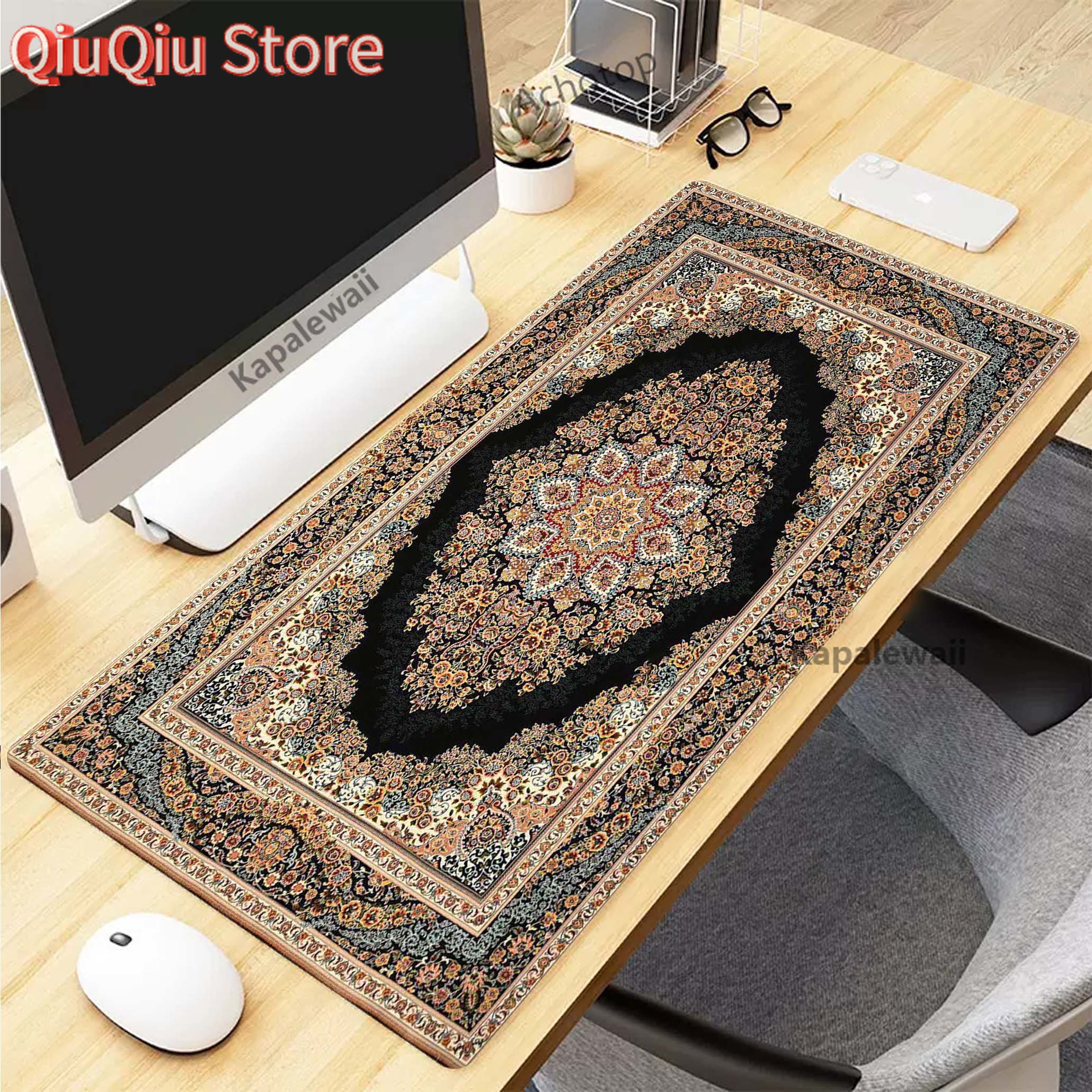 Persian Carpet Mysterious Retr - Retro Gaming Keyboard And Mouse ulasan dan harga