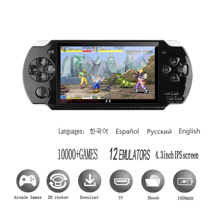 PSP 3000 X6 Consola 12 Types O - Retro Gaming X6 ulasan dan harga