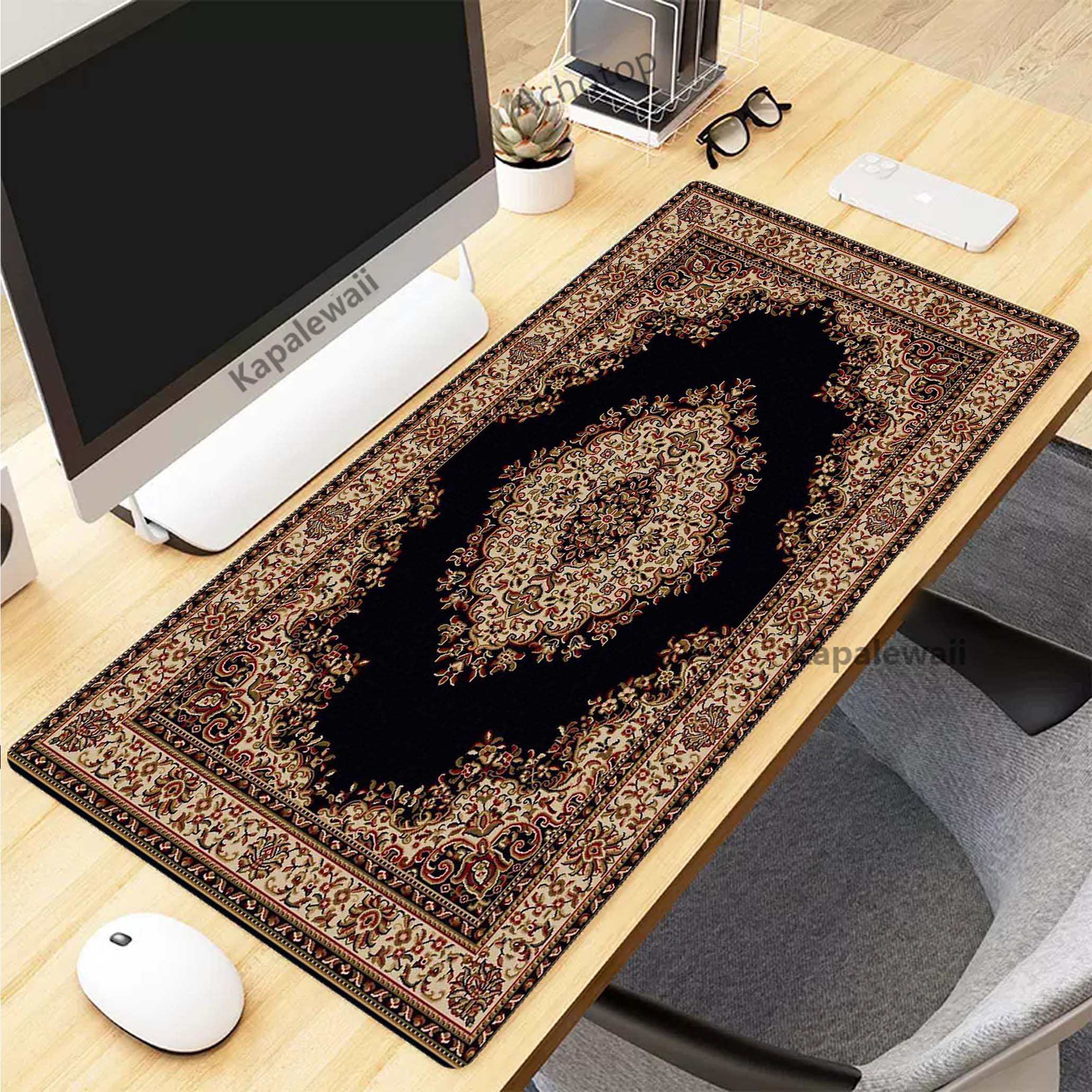Retro Persian Carpet Mouse Pad - Retro Gaming Keyboard And Mouse ulasan dan harga