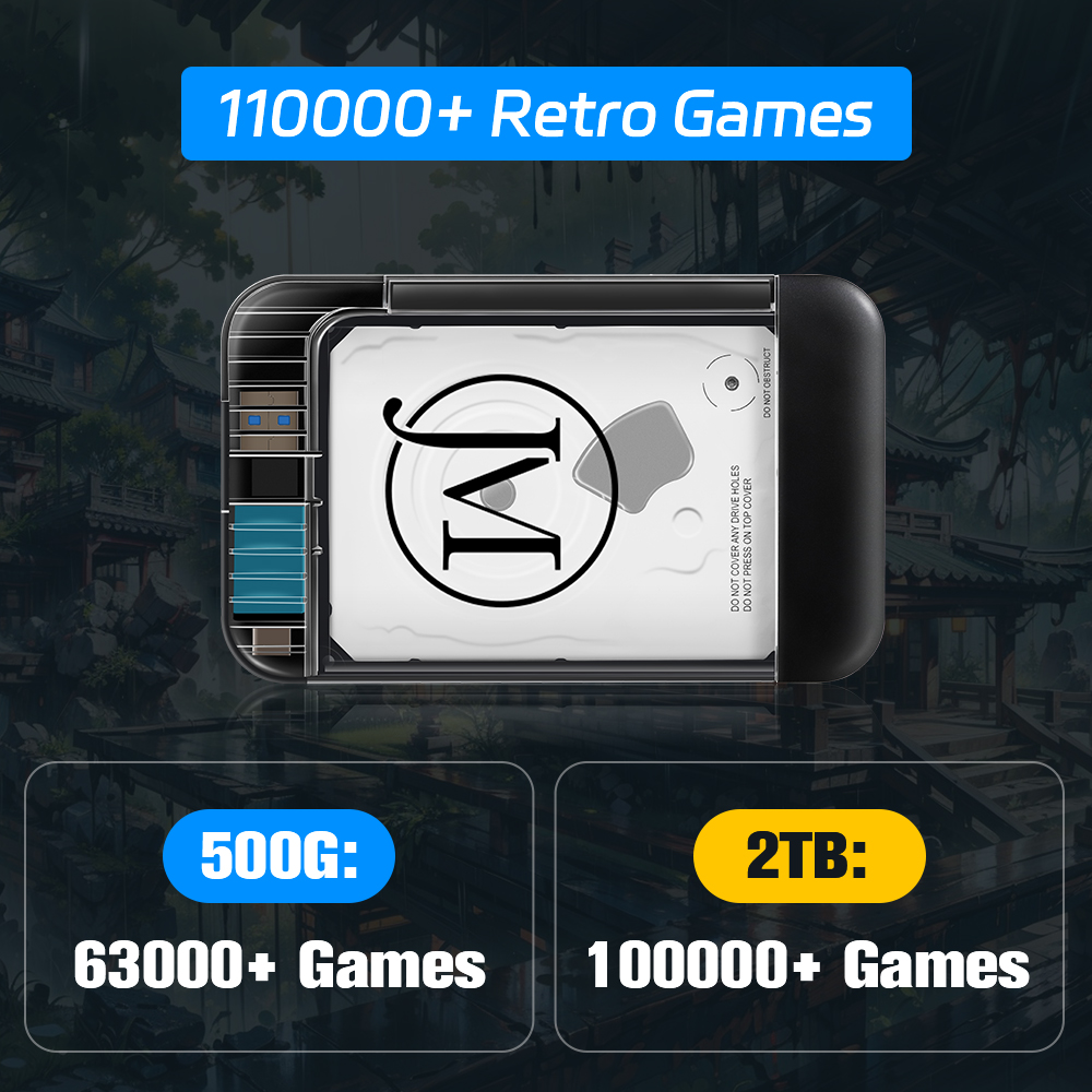 Retro Game HDD With 110000+Ret - Retro Gaming For Windows ulasan dan harga