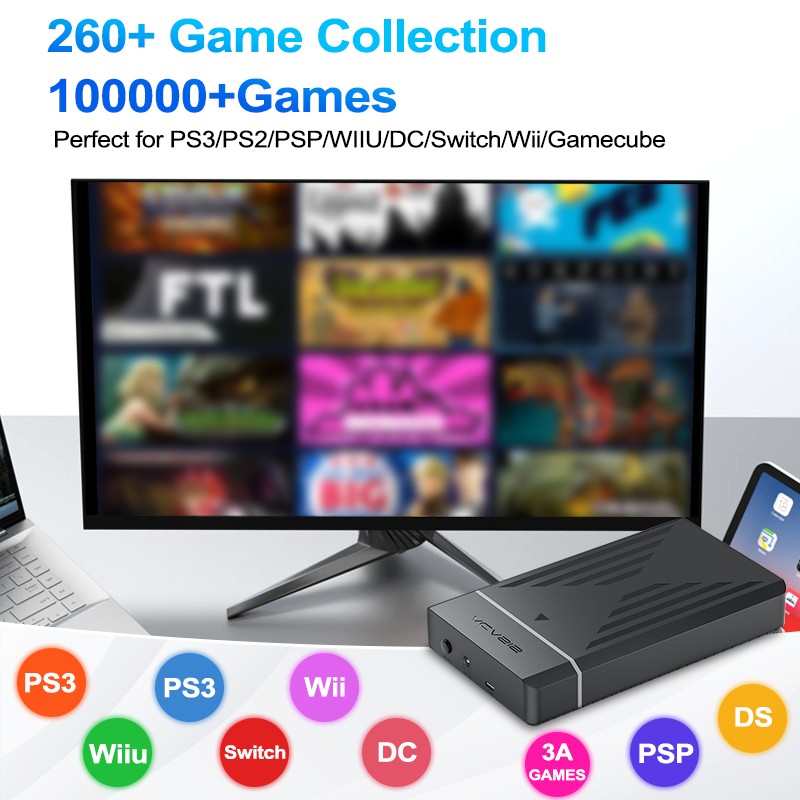 12TB Retro Gaming HDD with Hyp - Retro Gaming For Windows ulasan dan harga