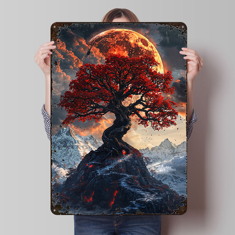 The Ashen World Tree Metal Pos - World Of Retro Gaming ulasan dan harga