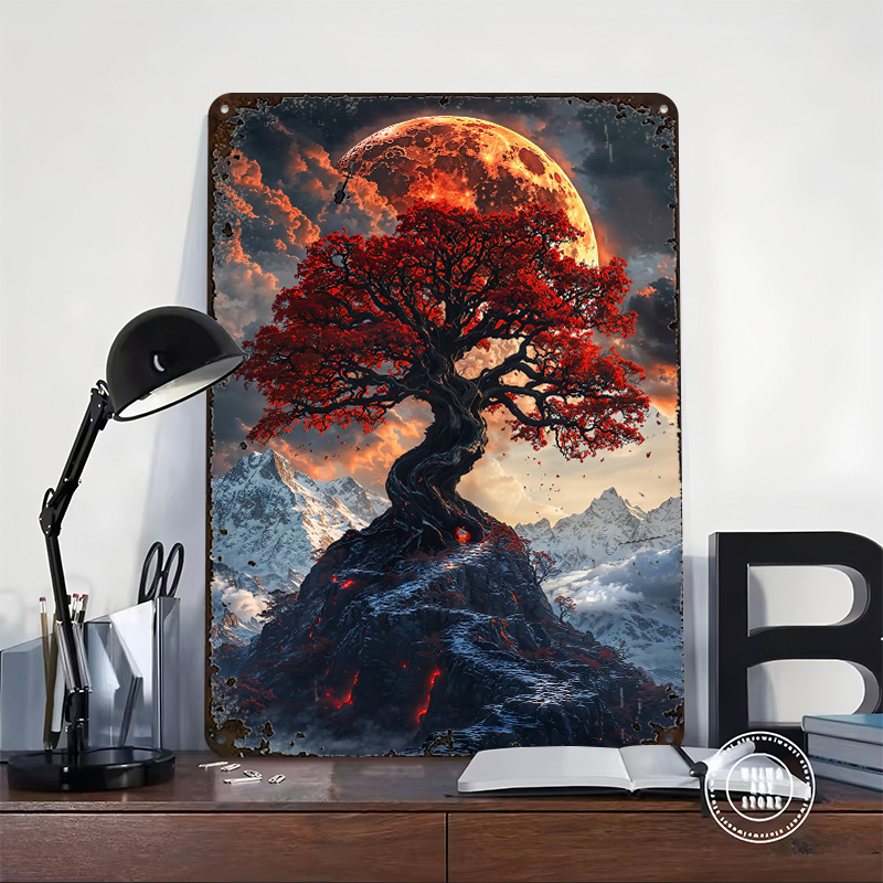 The Ashen World Tree Metal Pos - World Of Retro Gaming ulasan dan harga
