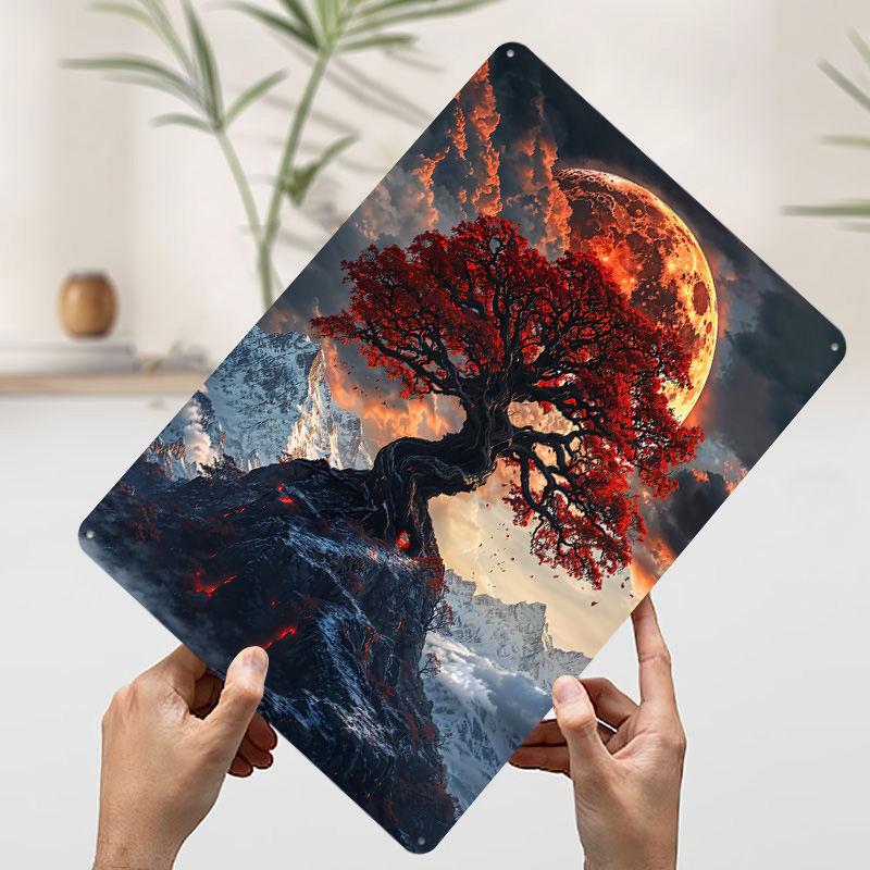 The Ashen World Tree Metal Pos - World Of Retro Gaming ulasan dan harga