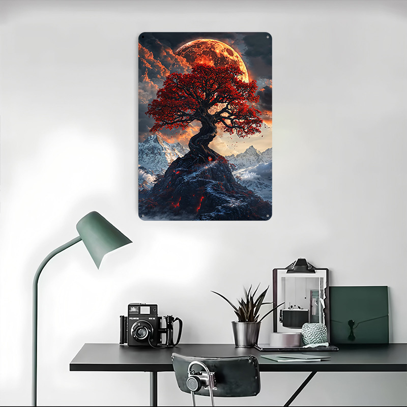 The Ashen World Tree Metal Pos - World Of Retro Gaming ulasan dan harga