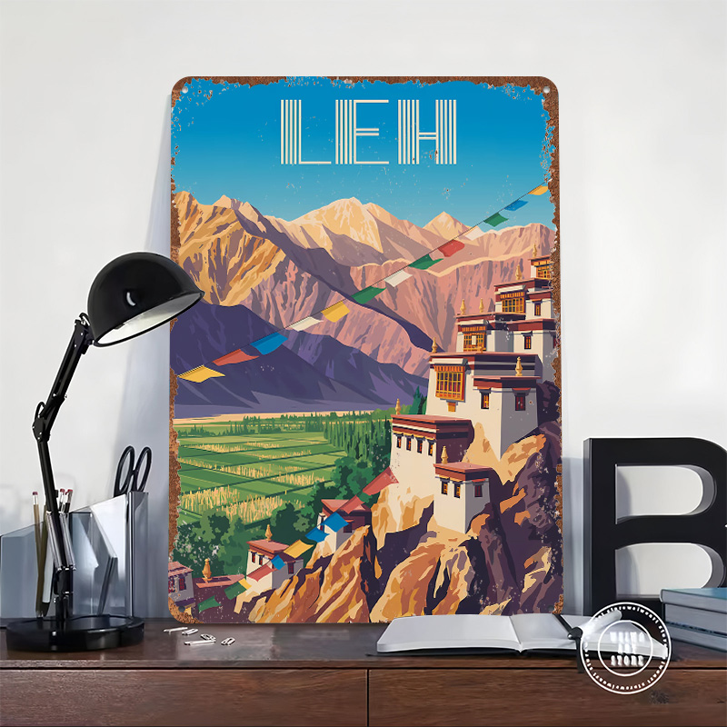 Leh India Travel Printed Poste - Retro Gaming India ulasan dan harga