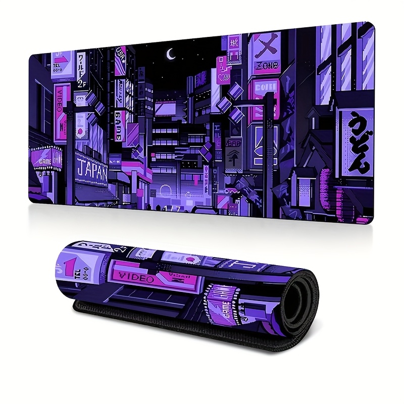 XXL Tokyo Street Desk Mat,Vibr - Retro Gaming Desk Setup ulasan dan harga