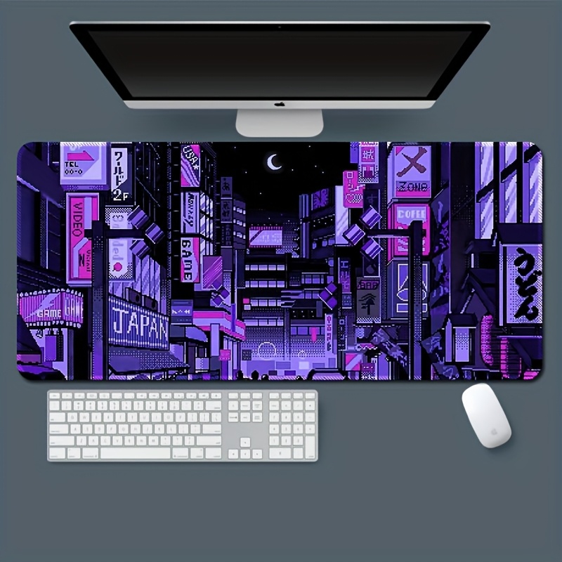 XXL Tokyo Street Desk Mat,Vibr - Retro Gaming Desk Setup ulasan dan harga