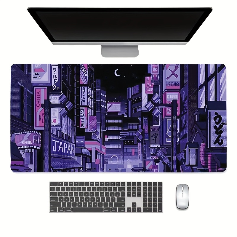 XXL Tokyo Street Desk Mat,Vibr - Retro Gaming Desk Setup ulasan dan harga