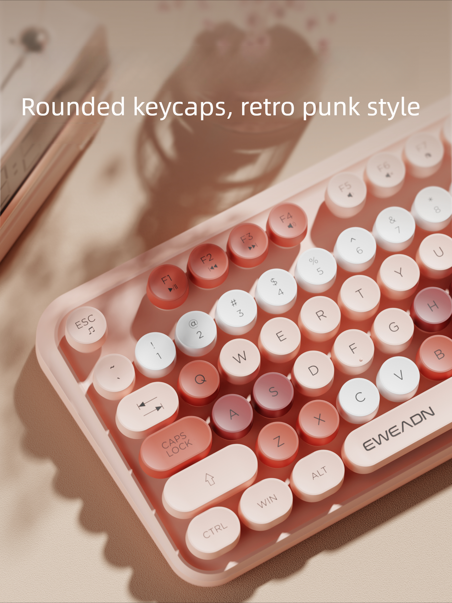EWEADN V96 Wireless Keyboard M - Retro Gaming Keyboard And Mouse ulasan dan harga