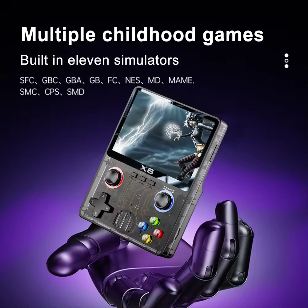 X6 Handheld Game Player 3.5 In - Retro Gaming X6 ulasan dan harga