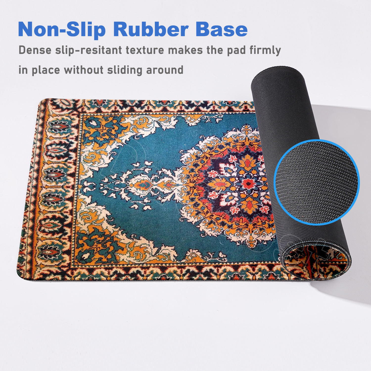Large Persian Carpet Anti Slip - Retro Gaming Keyboard And Mouse ulasan dan harga