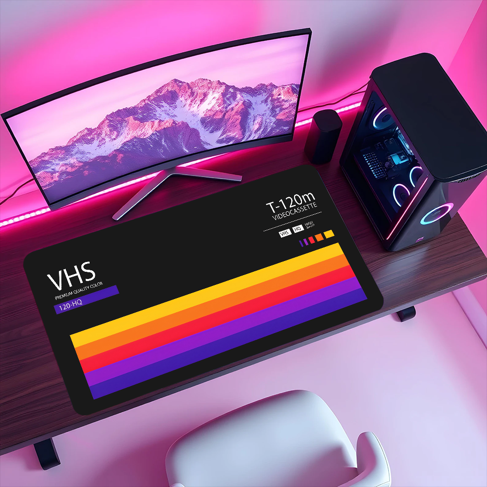 fashion Retro VHS Style art Mo - Retro Gaming Keyboard And Mouse ulasan dan harga